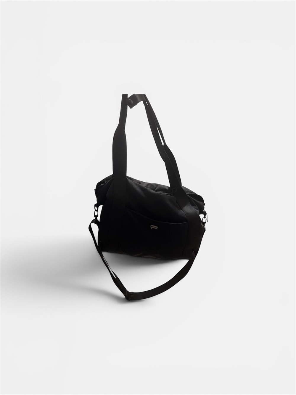 Black Womens Shoulder Duffel Bag - Unknown Brand